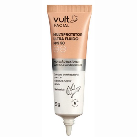 MULTIPROTETOR SOLAR FACIAL ULTRA FLUIDO FPS50 30G VULT