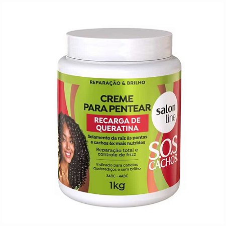 CREME DE PENTEAR RECARGA DE QUERATINA 1KG 31786 SALON LINE