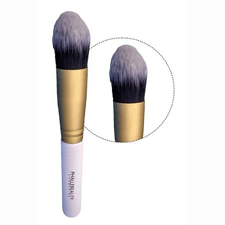 PINCEL KABUKI CÔNICO PARA BASE E CORRETIVO PH0640 PHÁLLEBEAUTY