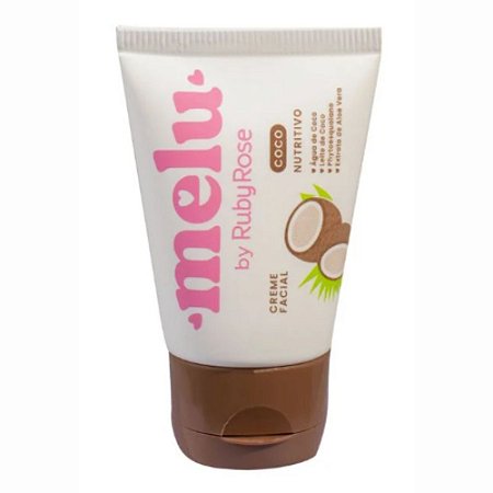 CREME FACIAL NUTRITIVO COCO 40G MELU RR-5603 RUBY ROSE