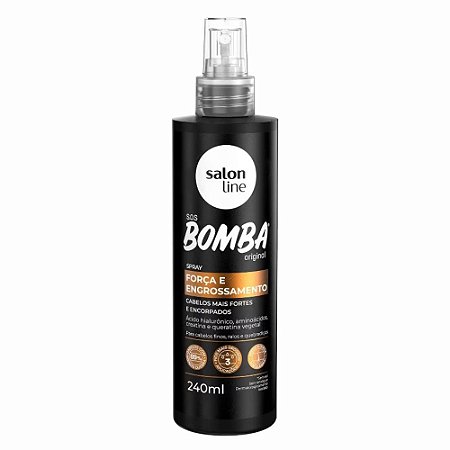 SPRAY FORÇA E ENGROSSAMENTO SOS BOMBA 240ML SALON LINE