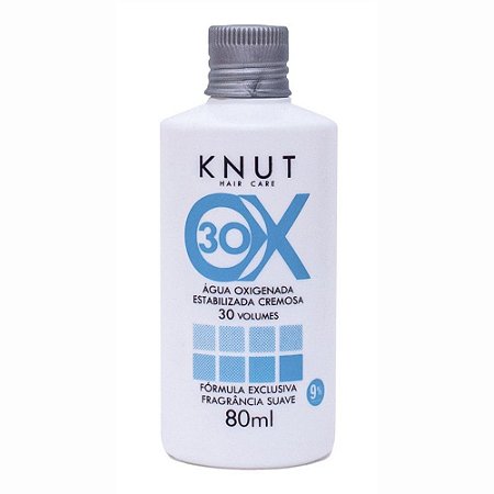 ÁGUA OXIGENADA CREMOSA 30 VOLS 80ML KNUT