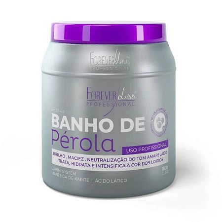 MÁSCARA CAPILAR BANHO DE PÉROLA 1KG FOREVER LISS