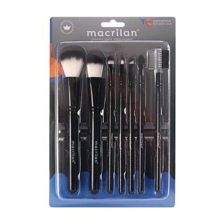 KIT COM 7 PINCÉIS KP5-9A MACRILAN