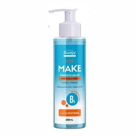 SABONETE PRÉ MAKE COM D-PANTENOL 200ML FACE BEAUTIFUL