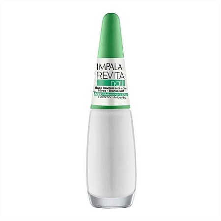 BASE REVITALIZANTE COM FIBRAS BRANCO SOFT REVITA NAIL 7,5ML IMPALA