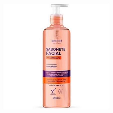 SABONETE FACIAL VITAMINA C 280ML LABOTRAT