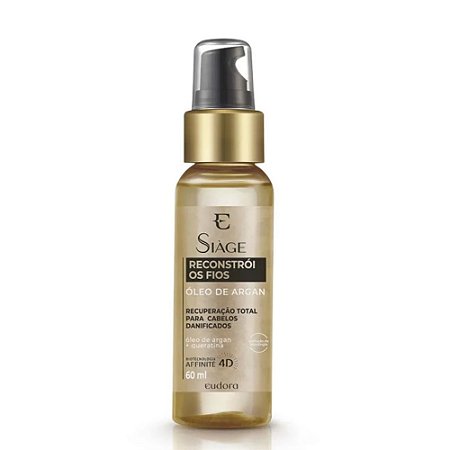 SIÀGE RECONSTRÓI OS FIOS ÓLEO DE ARGAN 60ML EUDORA