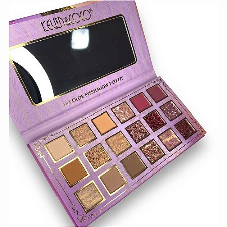 PALETA DE SOMBRAS 18 CORES KEVIN&COCO