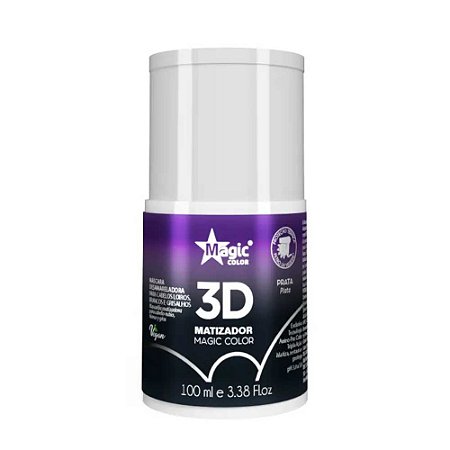 MATIZADOR 3D EFEITO PRATA 100ML MAGIC COLOR