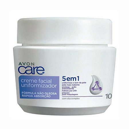 CREME FACIAL UNIFORMIZADOR AVON CARE 100G