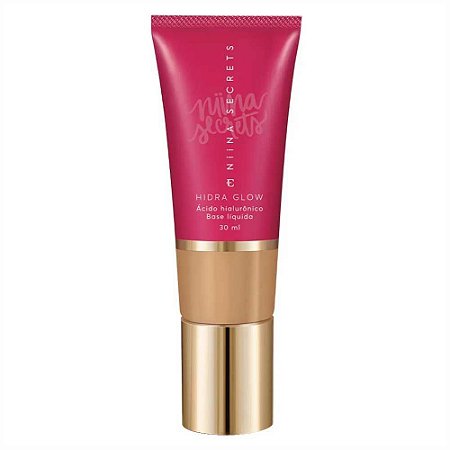 BASE LÍQUIDA HIDRA GLOW COR 30 30ML NIINA SECRETS