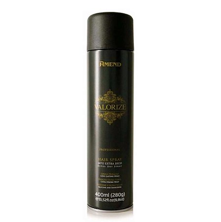 HAIR SPRAY VALORIZE FIXAÇÃO ULTRAFORTE 400ML AMEND