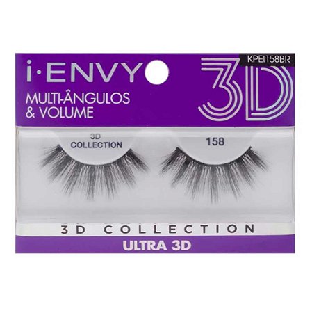 CÍLIOS POSTIÇOS 3D COLLECTION i-ENVY ULTRA 158 KISS NEW YORK