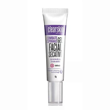 GEL FACIAL SECATIVO DE ESPINHAS CLEARSKIN 15G AVON