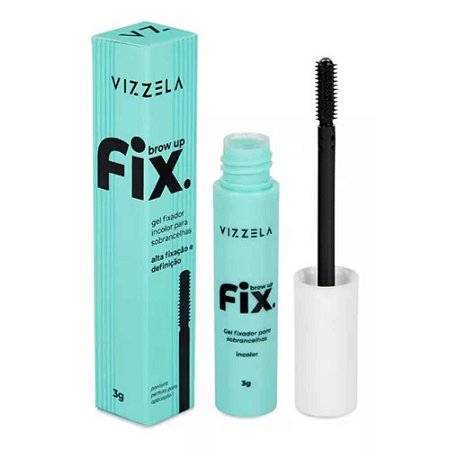 GEL FIXADOR INCOLOR PARA SOBRANCELHAS BROW UP FIX VZ98 VIZZELA