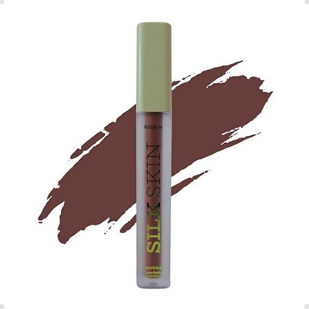 BATOM LÍQUIDO SILK SKIN SMOOTH BLUR ELEGANCE HB-F7100-7 RUBY ROSE