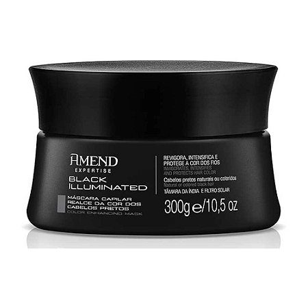 MÁSCARA REALCE DA COR BLACK ILLUMINATED 300G 1236 AMEND
