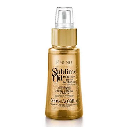 ÓLEO DE ARGAN, CÁLAMO E MIRRA SUBLIME OIL 60ML 1336 AMEND