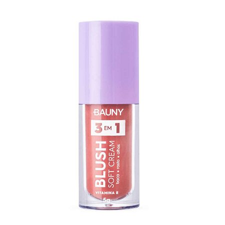BLUSH LIQUIDO SOFT CREAM 3 EM 1 SUNNY BAUNY