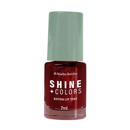 BATOM LIP TINT VERMELHO DA VEZ SHINE COLORS ABELHA RAINHA