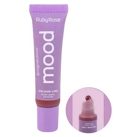 GLOSS LABIAL MOOD NAIVE HB-7201-3 RUBY ROSE