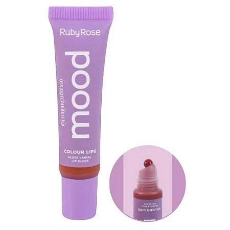 GLOSS LABIAL MOOD TIMELESS HB-7201-4 RUBY ROSE