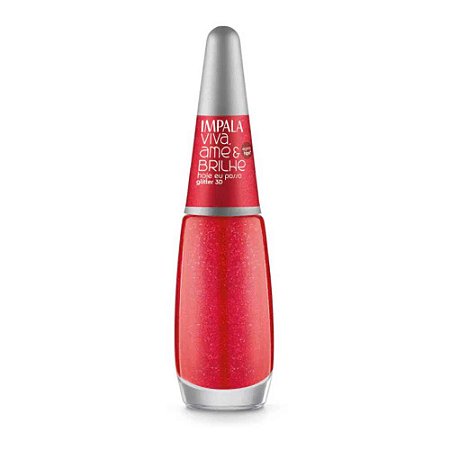 ESMALTE GLITTER 3D VIVA AME E BRILHE HOJE EU POSSO IMPALA