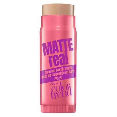 BASE EM BASTÃO MATTE REAL 220NQ COLOR TREND AVON