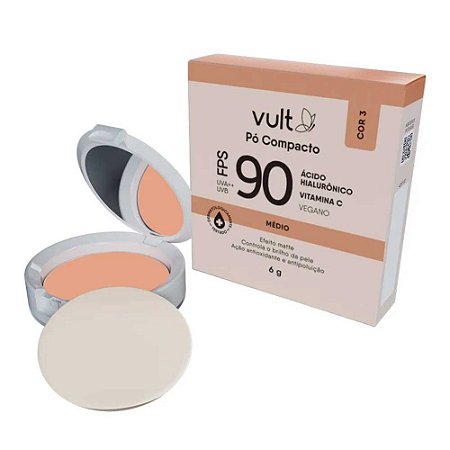PÓ COMPACTO FPS 90 MÉDIO VULT