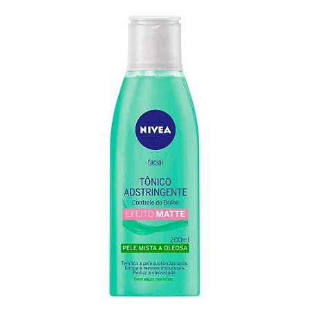 TÔNICO ADSTRINGENTE EFEITO MATTE 200ML NIVEA
