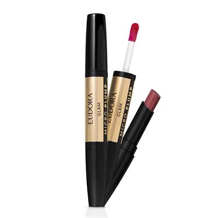 BATOM DUO MICRO PLUMP MALVA ESSENCIAL GLAM EUDORA