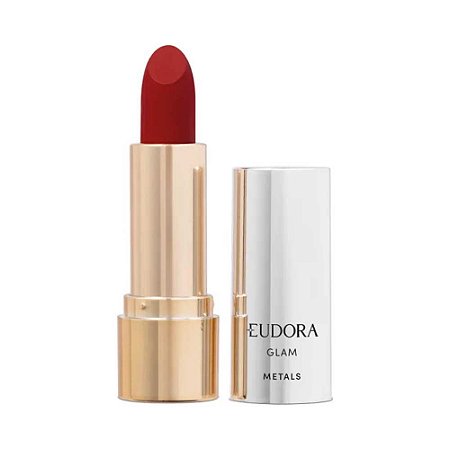 BATOM CREMOSO METALS GLAM VERMELHO PRECIOSO EUDORA