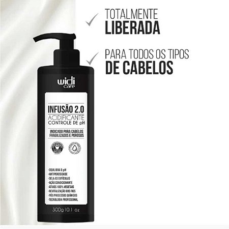 ACIDIFICANTE INFUSÃO 2.0 300G 1589 WIDI CARE