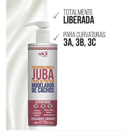 CREME DE PENTEAR ENCARACOLANDO A JUBA 500ML 0827 WIDI CARE