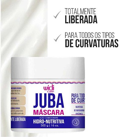 MÁSCARA CAPILAR JUBA HIDRO-NUTRITIVA 500G 1695 WIDI CARE
