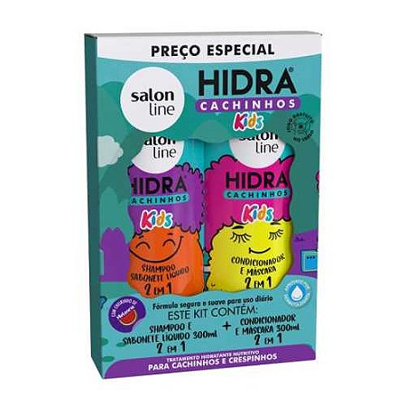 KIT SHAMP + CONDICIONADOR TO DE CACHINHOS KIDS 32432 SALON LINE