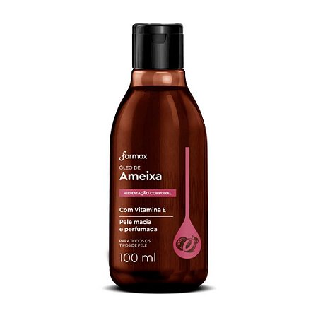 ÓLEO CAPILAR E CORPORAL AMEIXA 100ML FARMAX