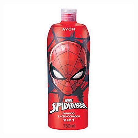 SHAMPOO E CONDICIONADOR 2 EM 1 SPIDER-MAN 750ML AVON