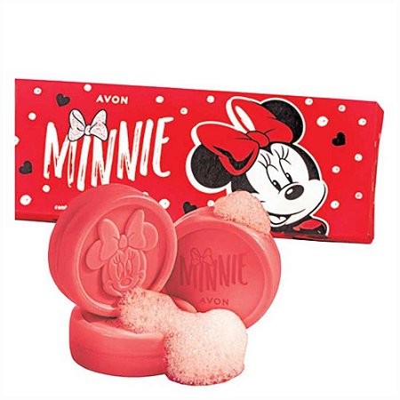 KIT SABONETE EM BARRA MINNIE  AVON