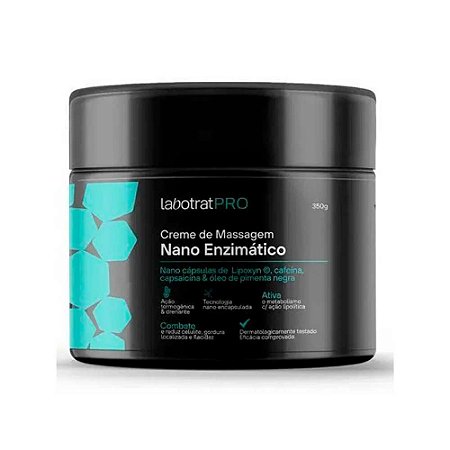 CREME DE MASSAGEM NANO ENZIMÁTICO 350G LABOTRAT