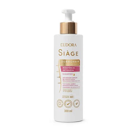 SIÀGE DERMOHAIR SHAMPOO RESISTÊNCIA ANTIQUEDA 300ML EUDORA