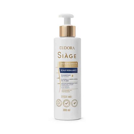 SIÀGE DERMOHAIR SHAMPOO SCALP REBALANCE 300ML EUDORA