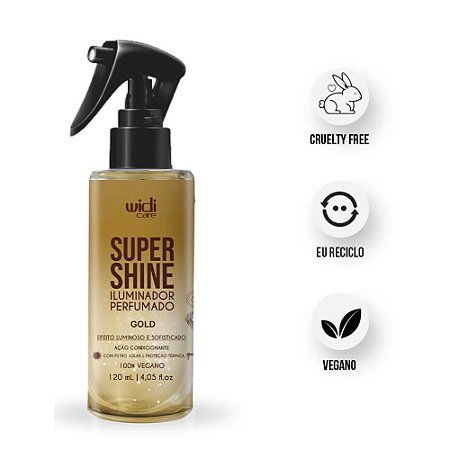 SUPER SHINE ILUMINADOR PERFUMADO GOLD 120ML 3217 WIDI CARE