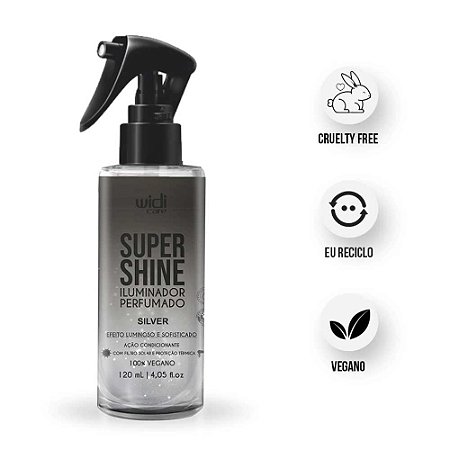 SUPER SHINE ILUMINADOR PERFUMADO SILVER 120ML 3224 WIDI CARE