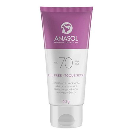 PROTETOR SOLAR FACIAL 60G FPS 70 0439 ANASOL