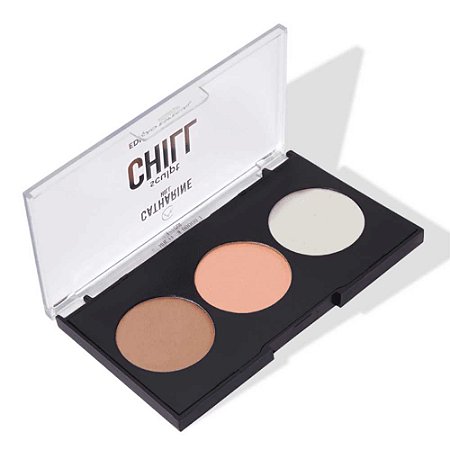 PALETA SCULPT CHILL CONTORNO, BLUSH E ILUMINADOR 1022-K1 CATHARINE HILL