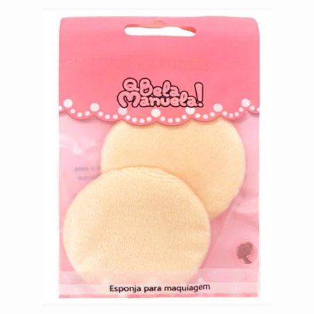 ESPONJA PARA PÓ COM 2 UNIDADES QBM507 QBELA MANUELA