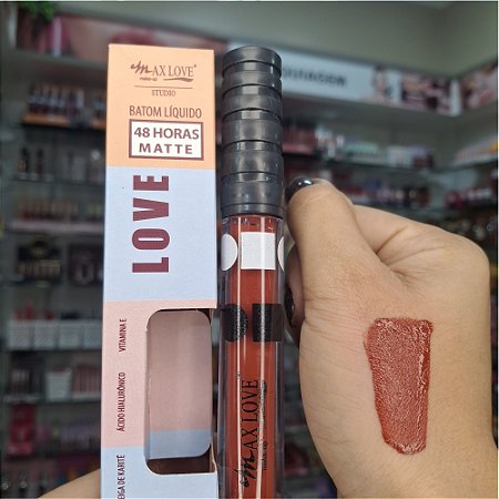 BATOM LÍQUIDO 48H MATTE COR 283 4ML MAX LOVE