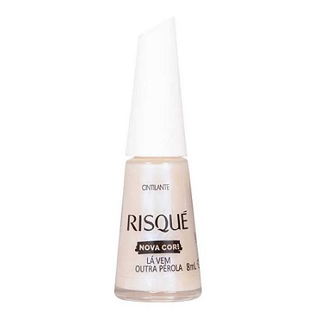 ESMALTE CINTILANTE LÁ VEM OUTRA PÉROLA RISQUÉ